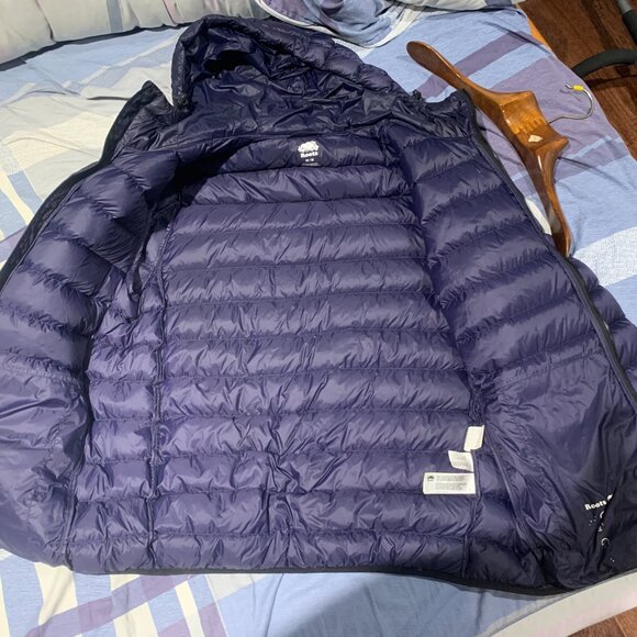Roots - Lawren Packable Hooded Down Jacket Navy Size [M] Medium - Picture 5 of 5